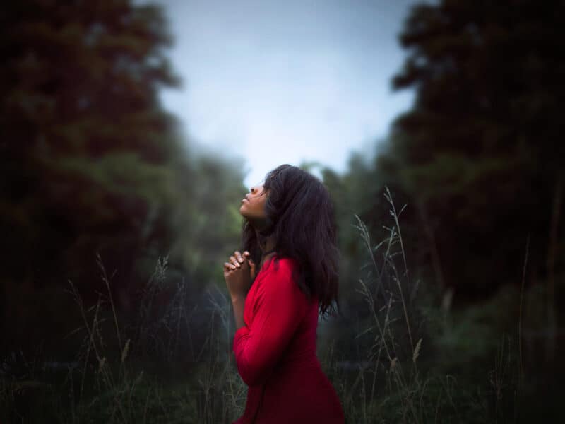 african-american-woman-praying-gratitude-full-moon